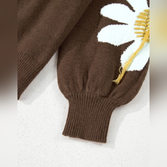 Good Mood Flower Print Sweater - Picture 8 of 14